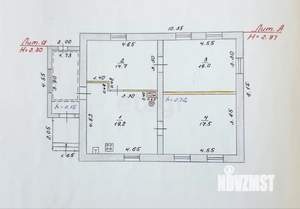 Дом 66м², 1-этажный, участок 6 сот.