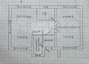 Дом 72м², 1-этажный, участок 9 сот.
