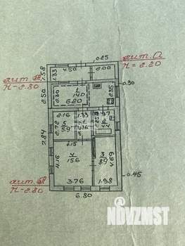 Дом 58м², 1-этажный, участок 8 сот.