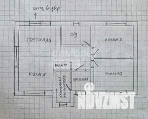 Дом 72м², 1-этажный, участок 9 сот.