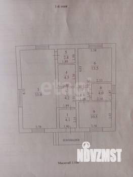 Дом 80м², 1-этажный, участок 10 сот.