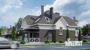 Коттедж 196м², 2-этажный, участок 2 сот.