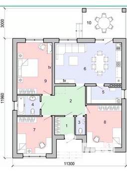 Дача 105м², 1-этажный, участок 10 сот.