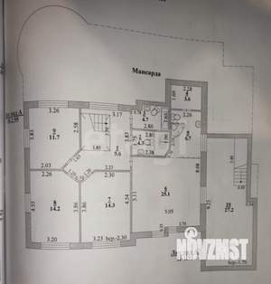 Дом 339м², 2-этажный, участок 7 сот.