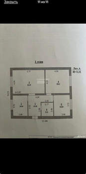 Дом 80м², 1-этажный, участок 10 сот.