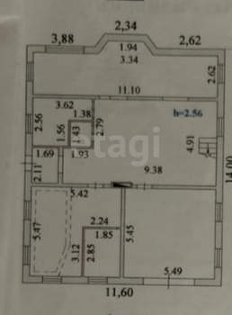 Дом 500м&sup2;, 3-этажный, участок 10 сот.  