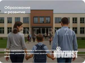 Таунхаус 96м&sup2;, 1-этажный, участок 2 сот.  