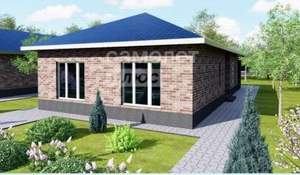 Дом 131м&sup2;, 1-этажный, участок 6 сот.  