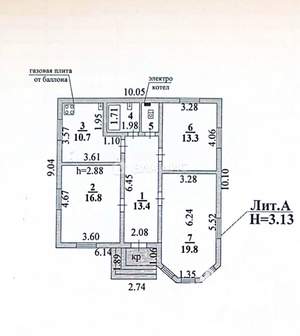 Дача 82м&sup2;, 1-этажный, участок 5 сот.  