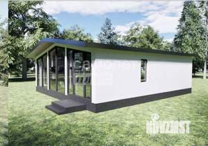 Коттедж 60м&sup2;, 1-этажный, участок 10 сот.  