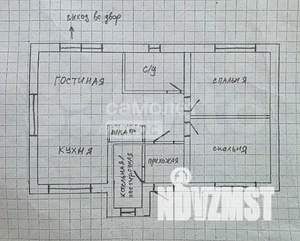 Дом 72м², 1-этажный, участок 9 сот.  