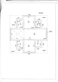 Дом 316м², 3-этажный, участок 7 сот.  