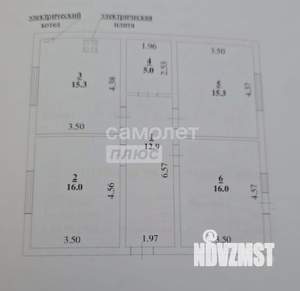 Дом 83м², 1-этажный, участок 10 сот.  