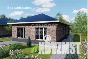 Дом 131м&sup2;, 1-этажный, участок 6 сот.  