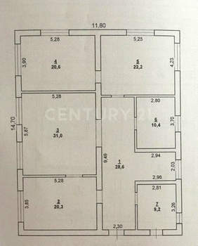 Дом 290м&sup2;, 2-этажный, участок 15 сот.  