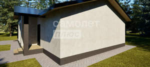 Дом 113м&sup2;, 1-этажный, участок 1 сот.  