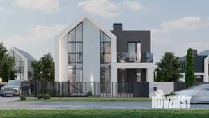 Коттедж 215м&sup2;, 2-этажный, участок 2 сот.  