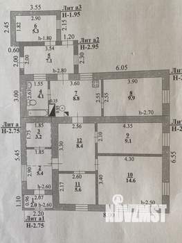 Дом 97м&sup2;, 1-этажный, участок 7 сот.  