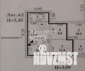 Дом 97м&sup2;, 2-этажный, участок 5 сот.  