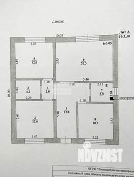 Дом 83м&sup2;, 1-этажный, участок 10 сот.  