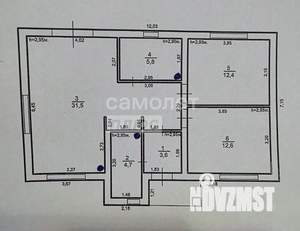 Дом 72м&sup2;, 1-этажный, участок 9 сот.  