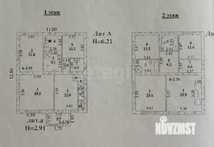 Дом 216м², 2-этажный, участок 6 сот.  