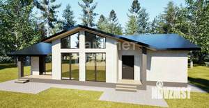 Дом 113м&sup2;, 1-этажный, участок 1 сот.  