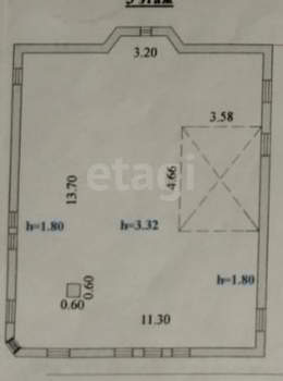 Дом 500м&sup2;, 3-этажный, участок 10 сот.  
