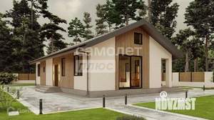 Коттедж 118м², 1-этажный, участок 8 сот.  