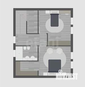 Дом 77м&sup2;, 1-этажный, участок 15 сот.  