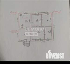 Дом 48м&sup2;, 1-этажный, участок 11 сот.  