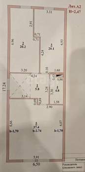 Дом 175м&sup2;, 2-этажный, участок 7 сот.  