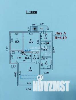 Дом 235м&sup2;, 2-этажный, участок 6 сот.  