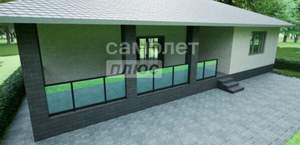 Дом 181м², 1-этажный, участок 16 сот.  