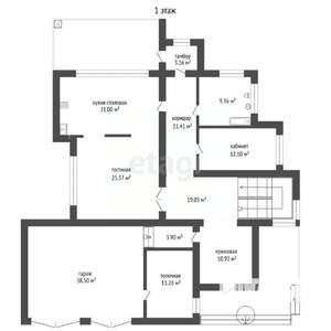 Дом 315м², 2-этажный, участок 12 сот.  