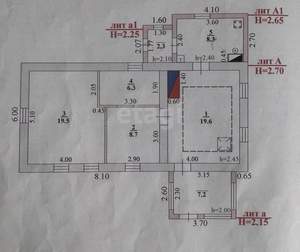 Дом 95м&sup2;, 1-этажный, участок 12 сот.  