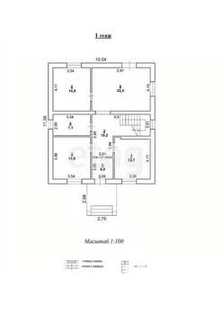 Дом 169м&sup2;, 2-этажный, участок 12 сот.  