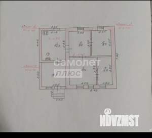 Дом 48м², 1-этажный, участок 11 сот.  