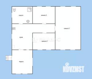 Дом 95м&sup2;, 1-этажный, участок 19 сот.  