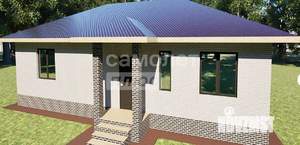 Дом 92м&sup2;, 1-этажный, участок 1 сот.  