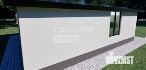 Дом 60м&sup2;, 1-этажный, участок 1 сот.  