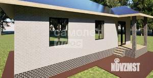 Дом 92м&sup2;, 1-этажный, участок 1 сот.  