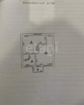 Дом 65м&sup2;, 2-этажный, участок 5 сот.  