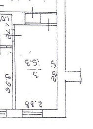 комната в 3-к квартире, 15м2, 1/4 этаж