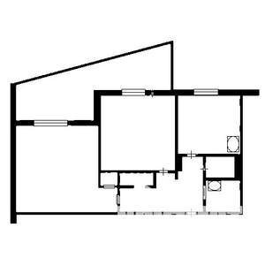 2-к квартира, на длительный срок, 50м2, 4/9 этаж