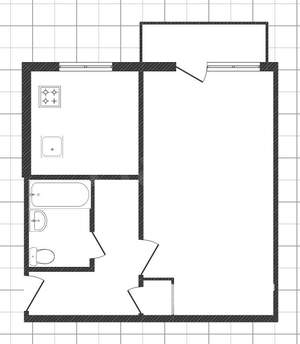 1-к квартира, на длительный срок, 33м2, 3/11 этаж