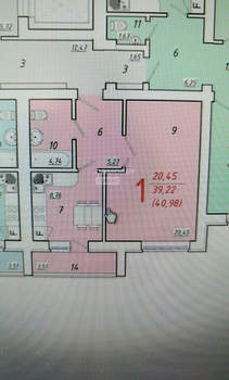 1-к квартира, на длительный срок, 40м2, 2/15 этаж
