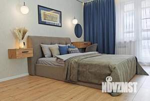 1-к квартира, посуточно, 43м2, 1/1 этаж