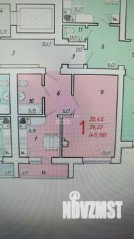 1-к квартира, на длительный срок, 40м2, 2/15 этаж