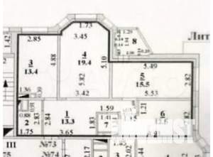3-к квартира, на длительный срок, 80м2, 9/17 этаж